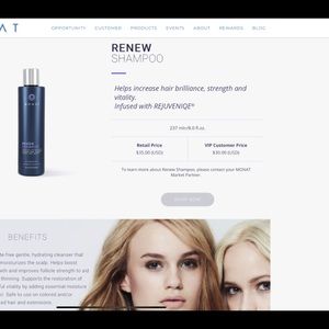 MONAT RENEW SHAMPOO BRAND NEW